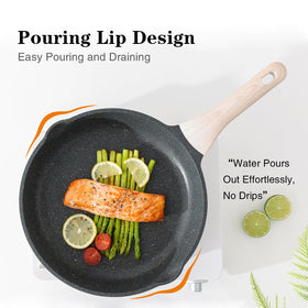 Kordisen pan with dual pour spouts for mess-free pouring