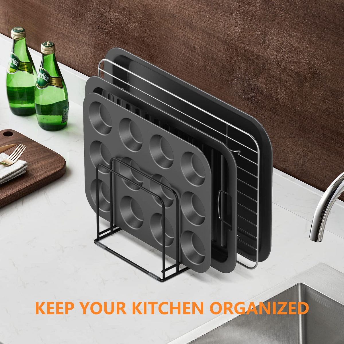 KORRTFID counter or cabinet use for versatile kitchen organization.