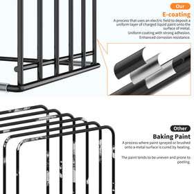 KORRTFID heavy-duty iron construction provides stable support.
