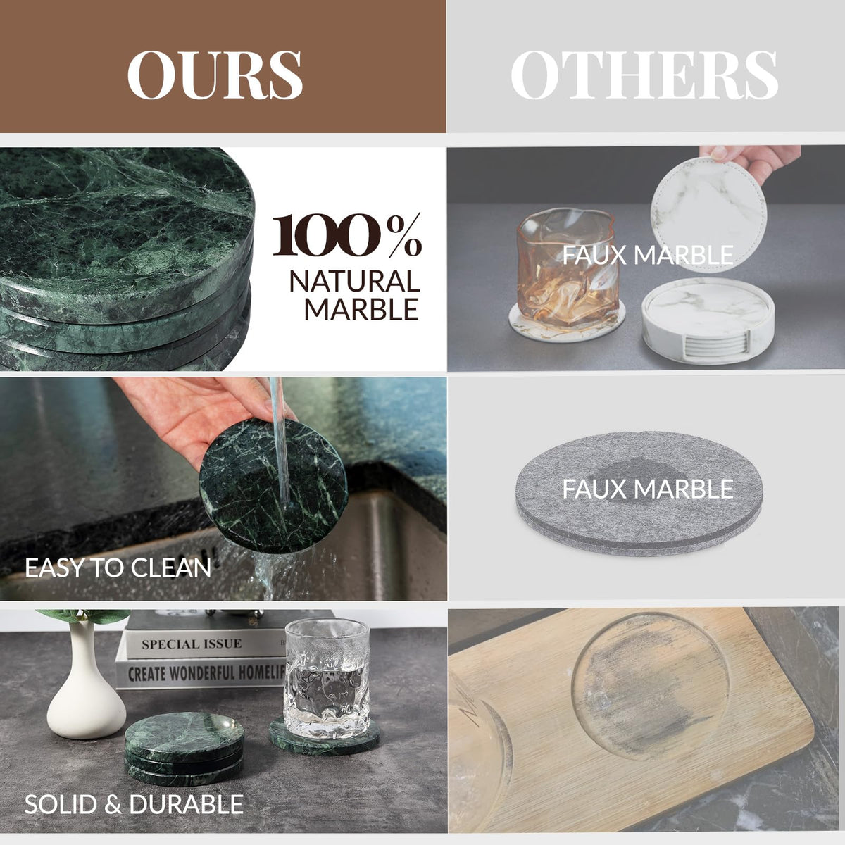 Koville coaster gift set, ideal for weddings and housewarmings.