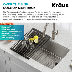 Kraus large-item drying capacity is great for baking sheets.
