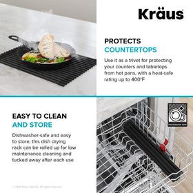 Kraus multiple color options to match kitchen décor.