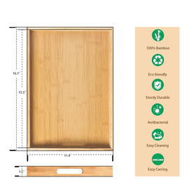Krismax serving tray lip and edge view highlighting secure sides.