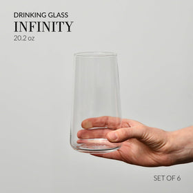 Krosno Infinity juice glass 20oz highlighting vibrant beverage color.