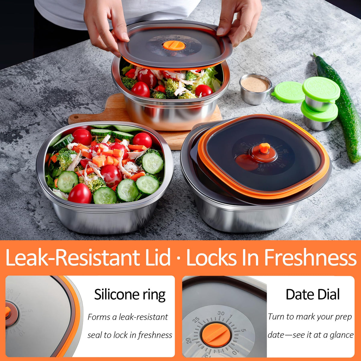 KTKUDY meal-prep bowl holds a full portion for busy days.