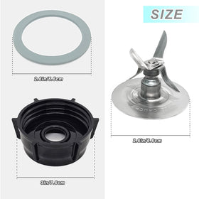 Kuntorie Oster blender jar base cap secures jars during fast blending.