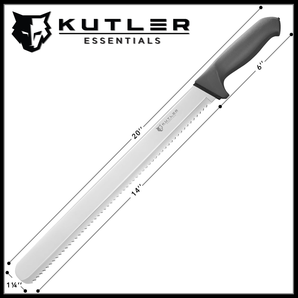 KUTLER professional knife cutting bagels and soft fruits with ease