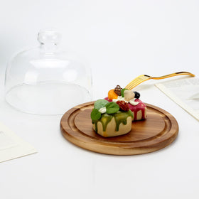 KVMORZE 2-in-1 display stand versatile for serving snacks or desserts