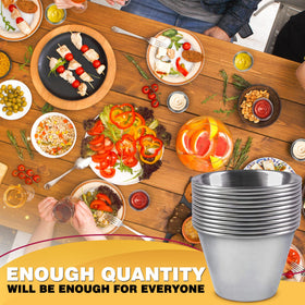 Lagarto charcuterie serving cups perfect for dips and sauces at gatherings.
