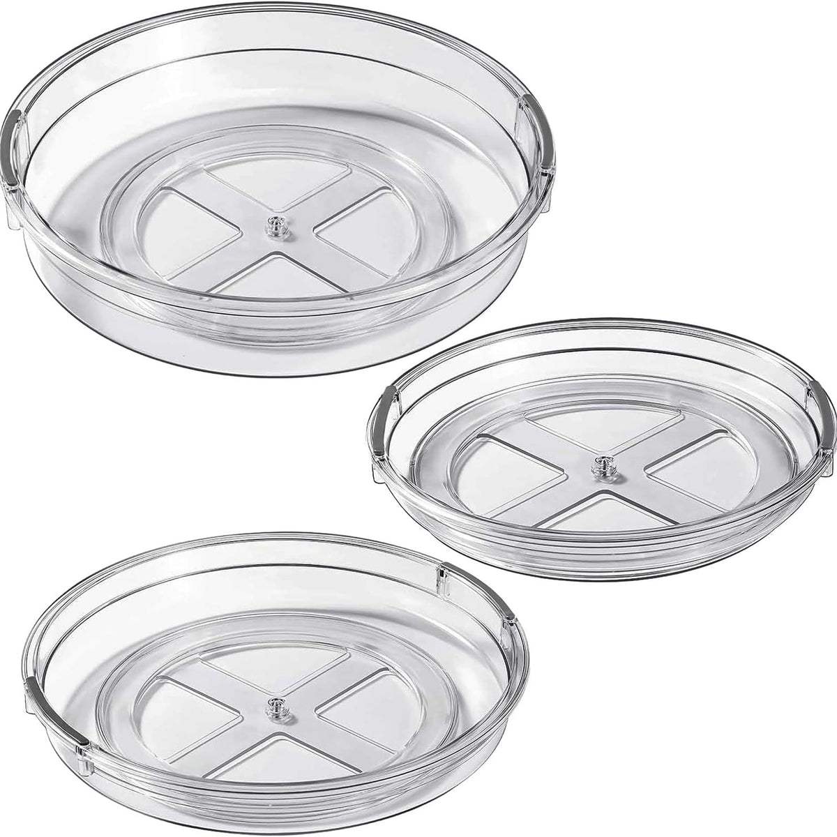 LAMU 3-pack fits cabinets countertops and pantries for flexible storage