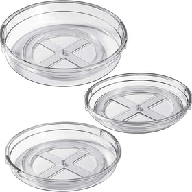 LAMU 3-pack fits cabinets countertops and pantries for flexible storage