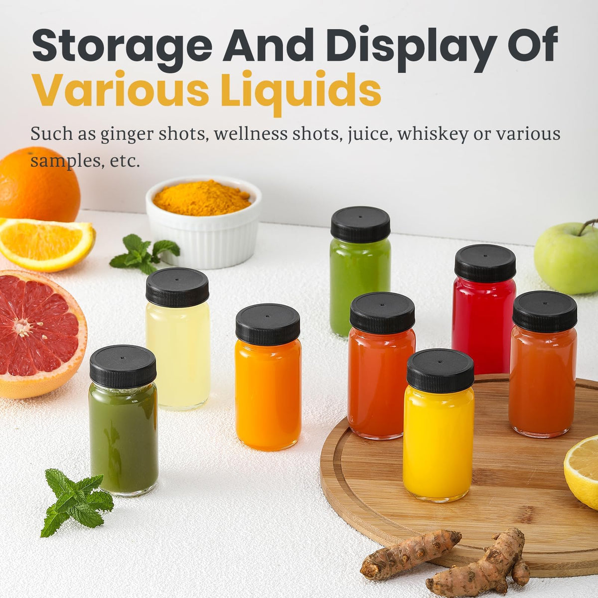 LANDNEOO 20 pack bottle set ready for meal prep and storage