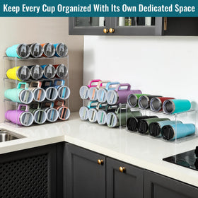 LANDNEOO brumate-bottle-rack keeps wide bases steady in pantry.