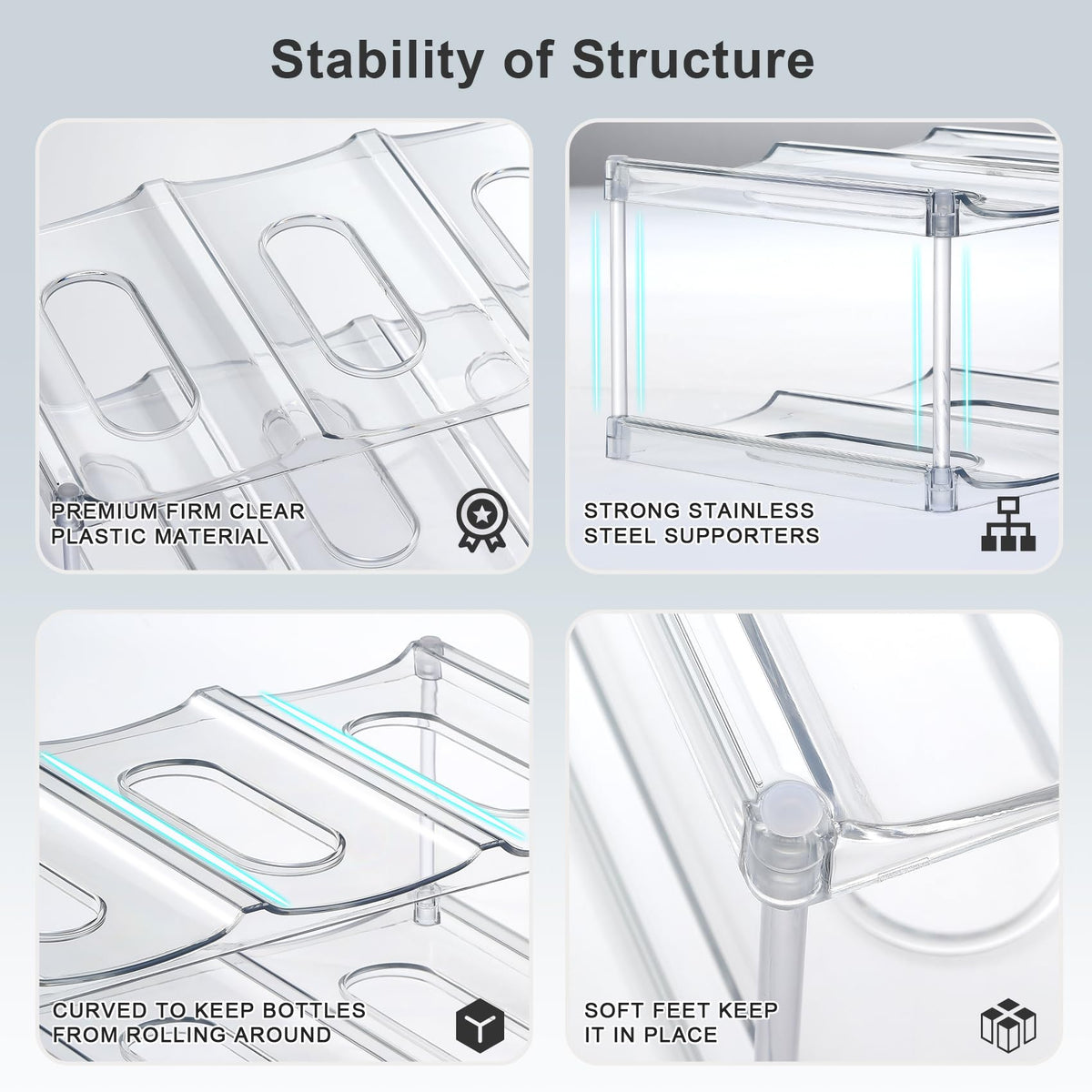 LANDNEOO durable posts provide solid support for up to 30 lbs per tier