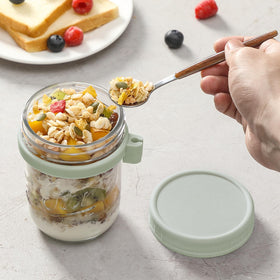 LANDNEOO stainless steel spoons with holder included in the set.