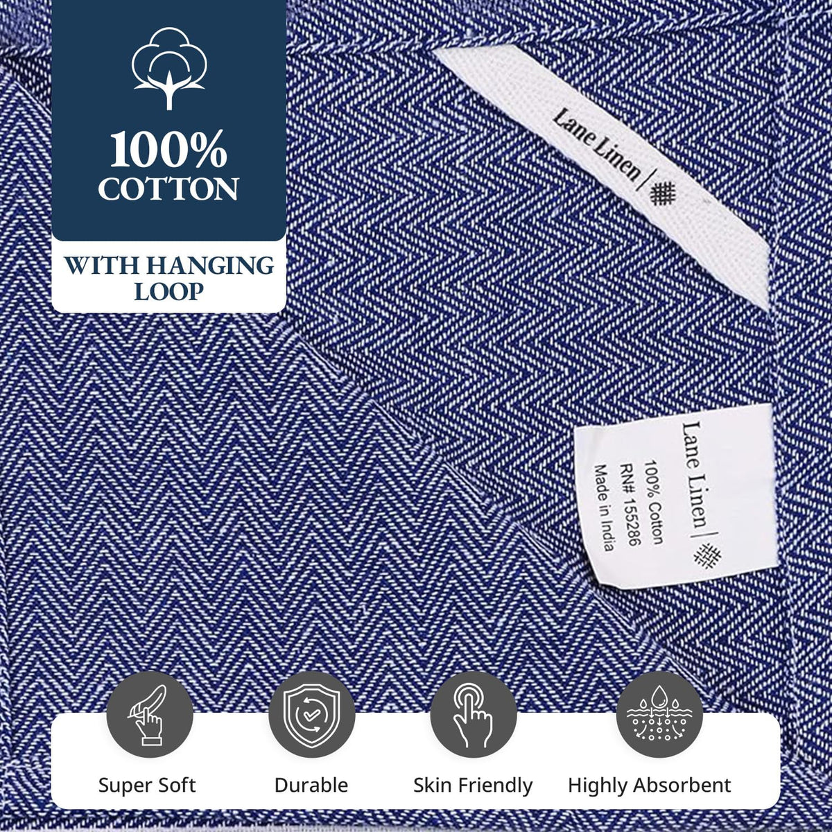 LANE LINEN care instructions for machine wash and tumble dry