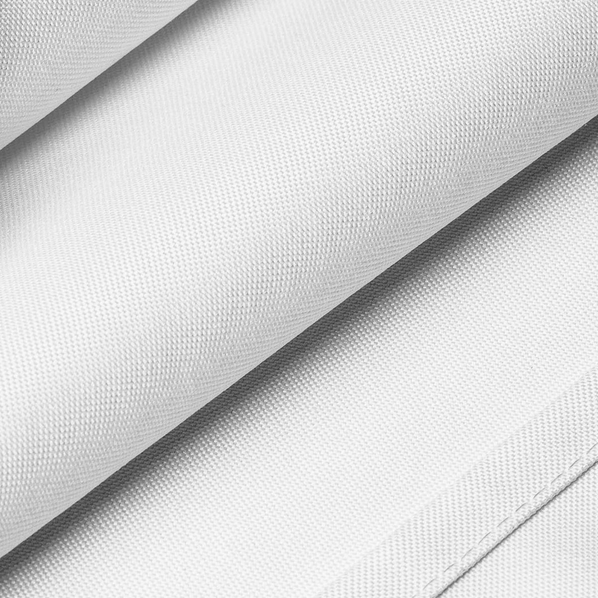 Weave detail of Lann's Linens 90-inch round tablecloth highlighting durability.