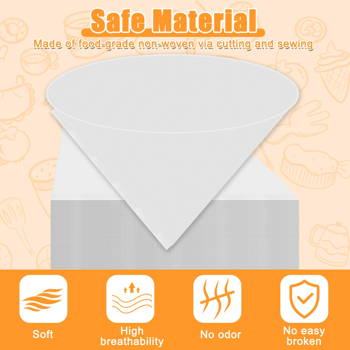 Larbeti beeswax filter funnel keeps kitchen clean during filtration