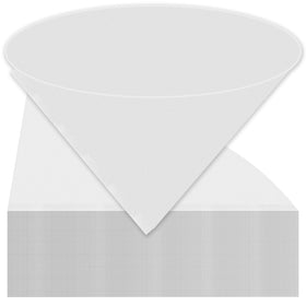 Larbeti deep fryer filter funnel 10 inch for clearer cooking oil