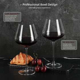 LASTURYCX 18oz wine glass provides generous yet balanced pour for gatherings