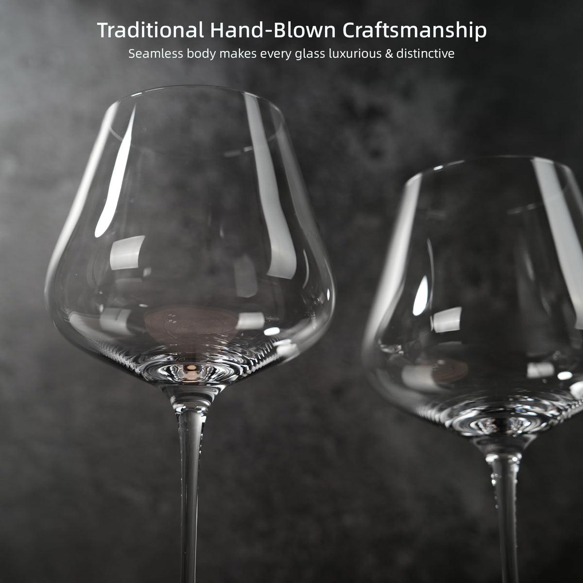LASTURYCX lead-free crystal wine glass combines durability with elegance for daily use
