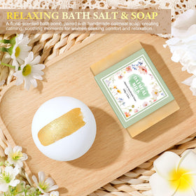 Launrada oatmeal soap offers gentle cleansing with nourishing feel.