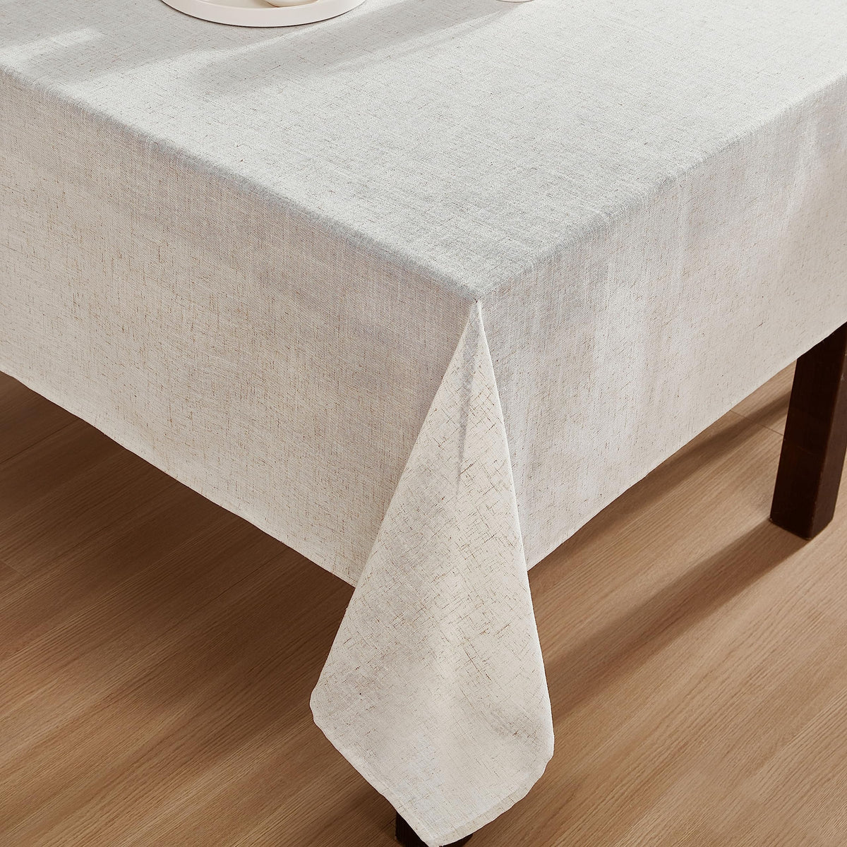 Laura Ashley Dothan tablecloth spills-protection keeps tabletop safe during events