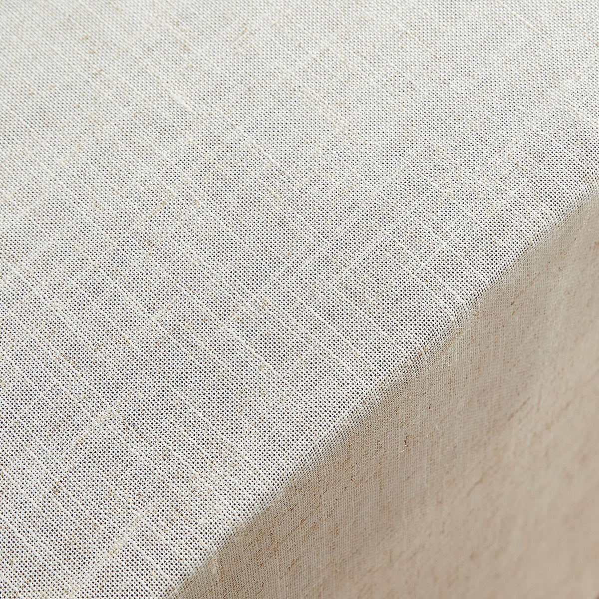 Laura Ashley Dothan tablecloth wrinkle-resistant fabric helps maintain a polished look
