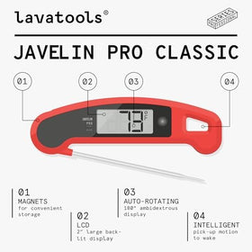 Lavatools Javelin PRO Classic IP65 water-resistant body protects against splashes in busy kitchens.