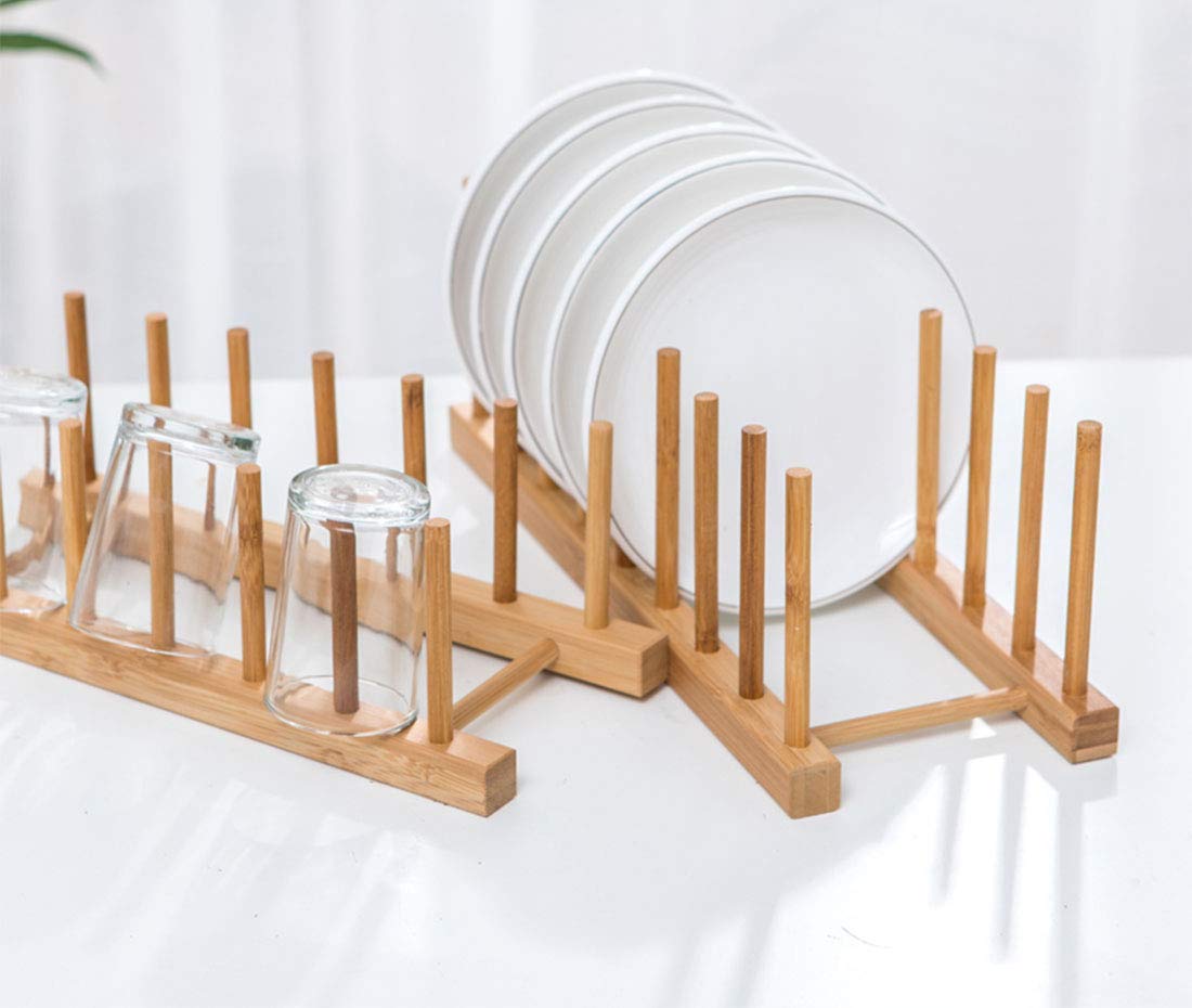 Lawei bamboo rack closeup highlighting durable surface and natural grain.