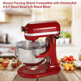 Lawenme durable dishwasher-safe shield for KitchenAid stand mixer designed for long-lasting use.