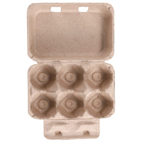 LayHyand recycled pulp material close-up of egg carton