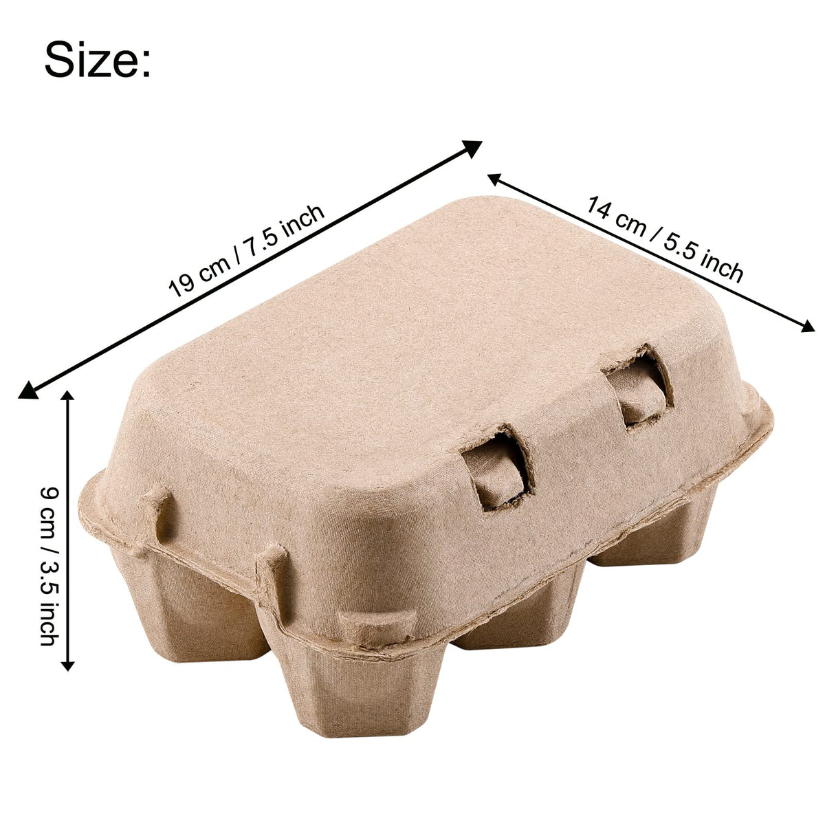 LayHyand egg carton with clamshell buckle safeguards eggs during transit
