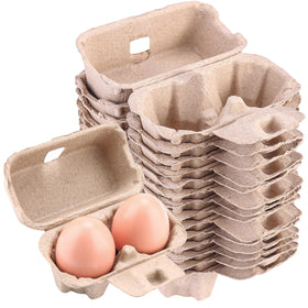 LayHyand 2-cell egg carton bulk design keeping eggs organized and protected