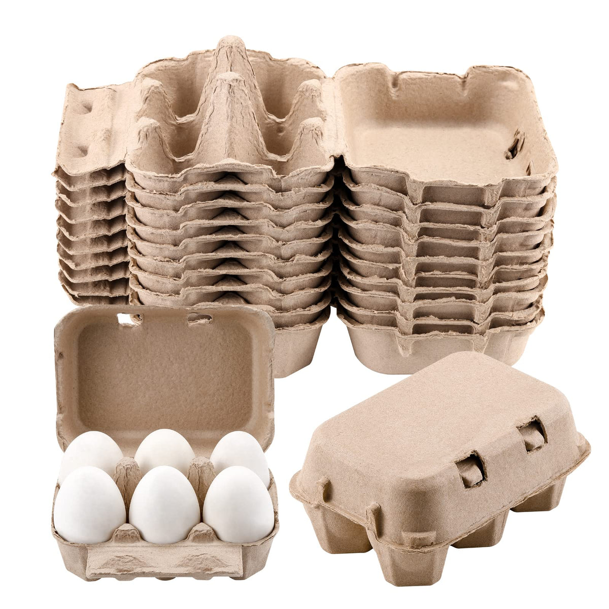LayHyand farm market display-ready egg cartons protect eggs in transport