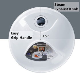 Layron dishwasher-safe microwave lid ready for quick cleanup after meals.