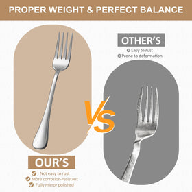Lazycorner dinner spoon provides smooth edges and a generous bowl for soups.
