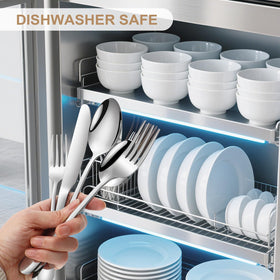 Lazycorner tablespoon delivers practical capacity with a gleaming surface.