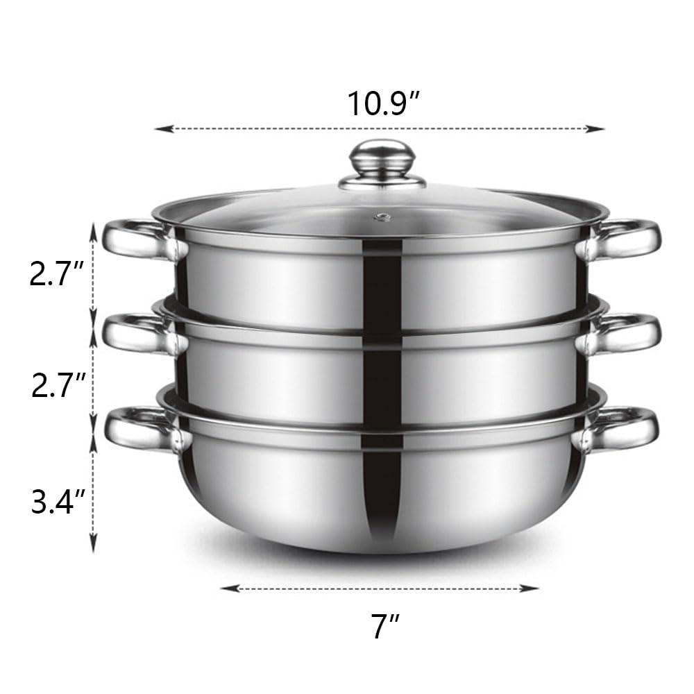 Lcilent steamer pot supports various dishes and cooking methods.