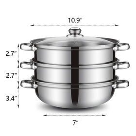 Lcilent steamer pot supports various dishes and cooking methods.