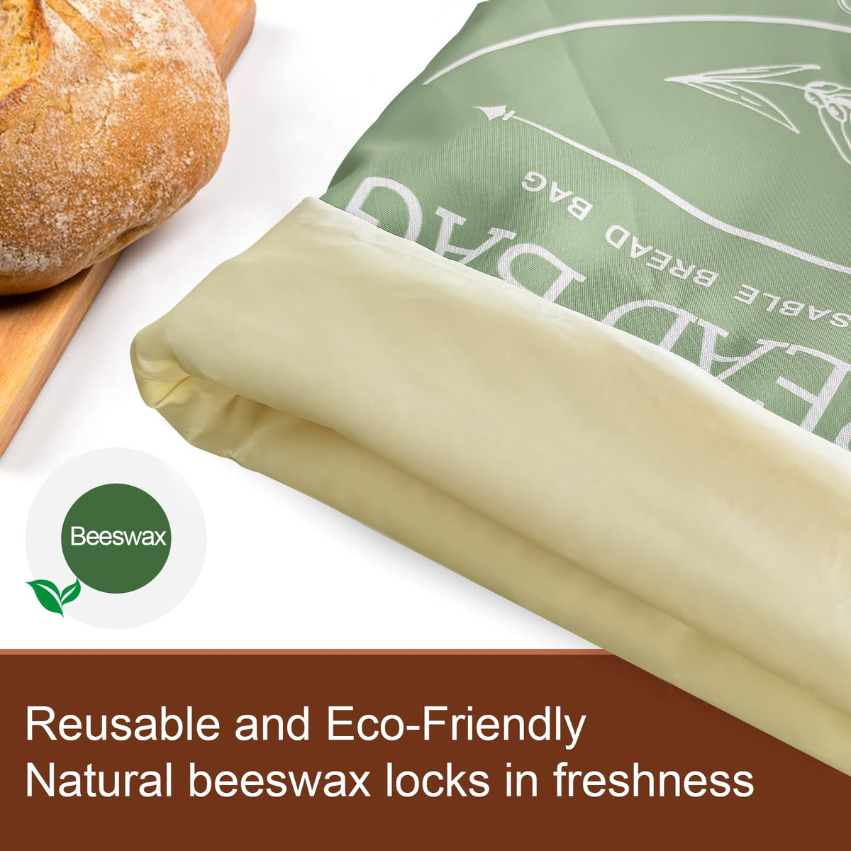 LDJRCP Khai Green reusable bag demonstrates freezer-safe versatility.