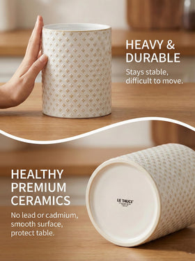 LE TAUCI dishwasher-safe glaze for effortless cleaning after cooking