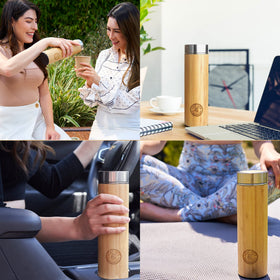 LeafLife bamboo construction highlights natural patterns and eco-friendly design.