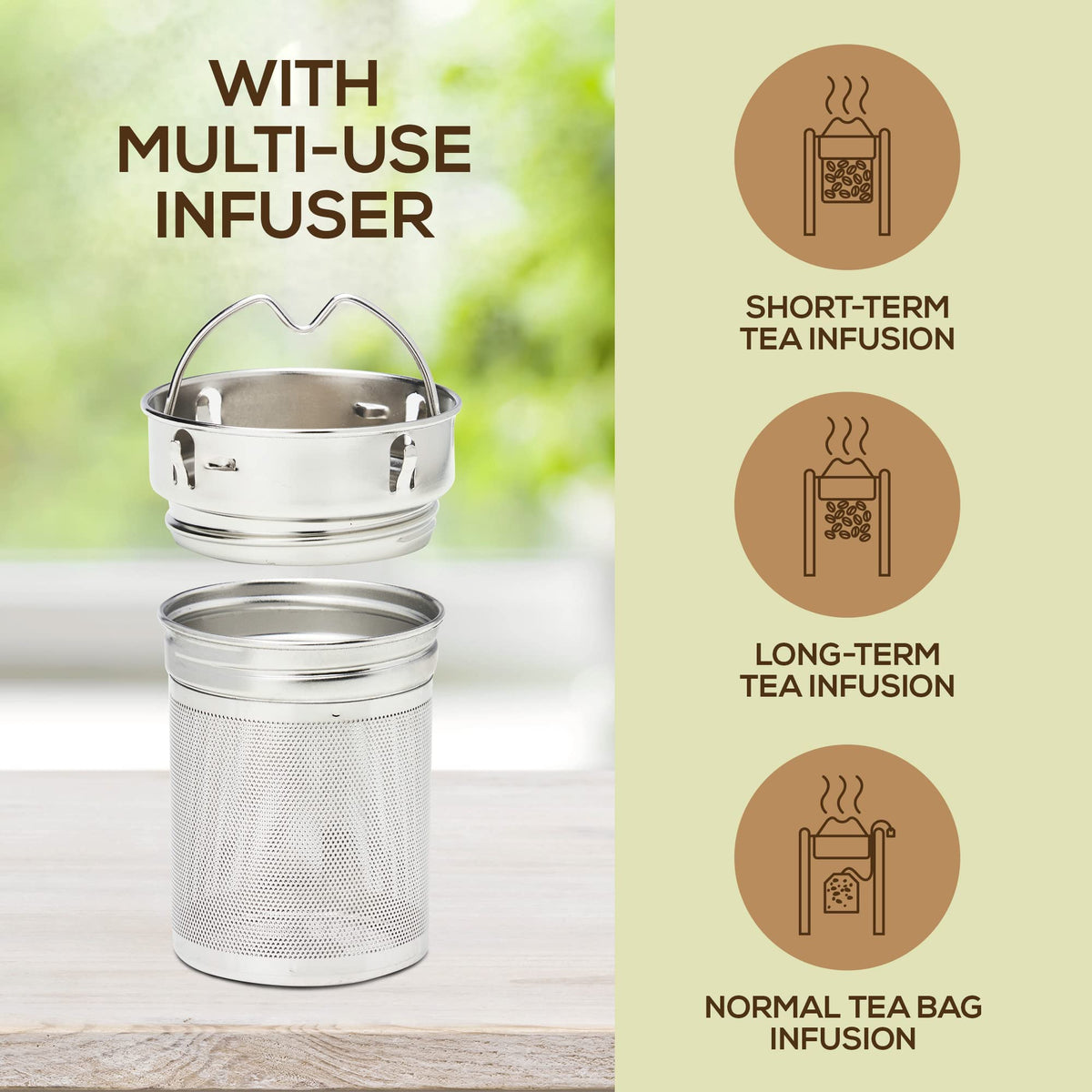 LeafLife non-toxic BPA-free materials protect beverages and support eco-friendly choices