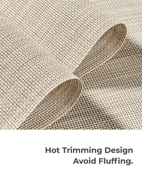 Leetaltree spillproof placemats help protect surfaces from spills.