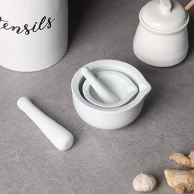 LEETOYI white ceramic kitchen tool for home and cafe use