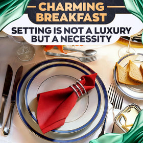 LEGLO napkin rings with smooth interior to prevent snagging napkins
