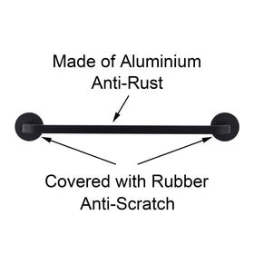 LEKUSHA rubber-coated magnets prevent scratches on appliance surfaces.