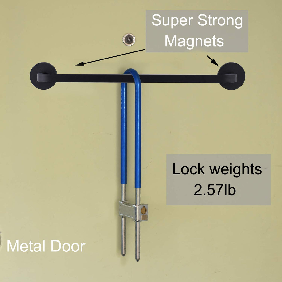 LEKUSHA towel bar length 13.1 inches sits about 2 inches off.