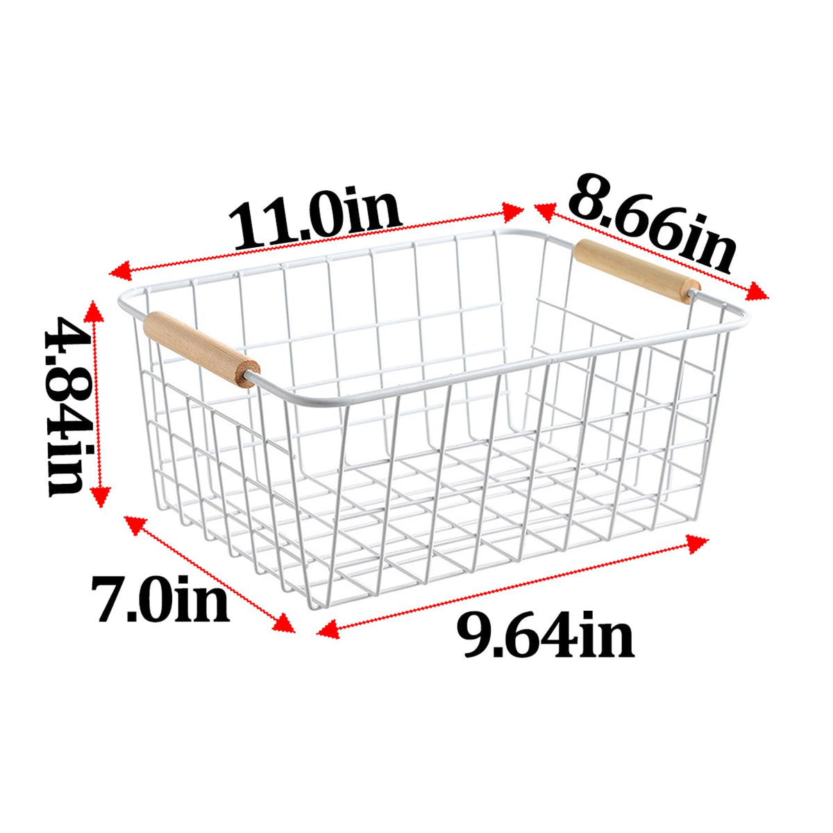 LeleCAT pantry organizer baskets ideal for snacks cans and bottles